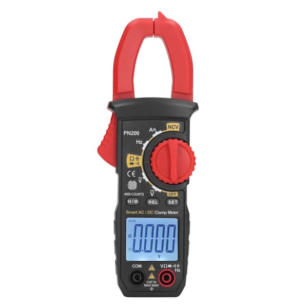 Digital Clamp Meter Multifunktion AC DC Amperemeter NCV Smart Multimeter för Testning