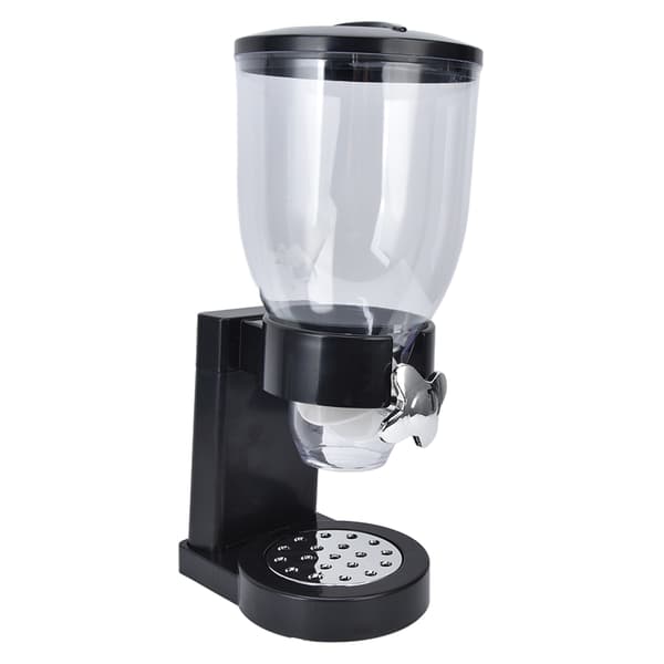 17.5 oz Transparent Korn Dispenser Gummibase Ris Oppbevaringsbeholder