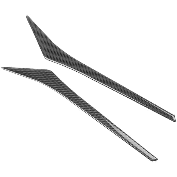2 Karbonfiber Øyenbryn Dekorasjon til Frontlykter for Honda Fit 2014 2018