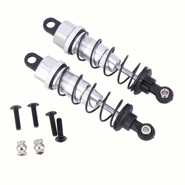 Justerbart stötdämpartillbehör i aluminiumlegering för Tamiya CC01 1/10 RC Bilsilver