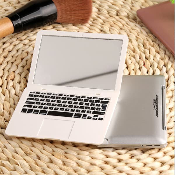 Mini Lomme Laptop Speil Glass Hjem Notebook Speil
