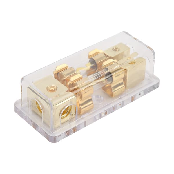 60A 1 ind 2 ud Audio Splitter Sikringsholder til Bil RV Solcelleanlæg