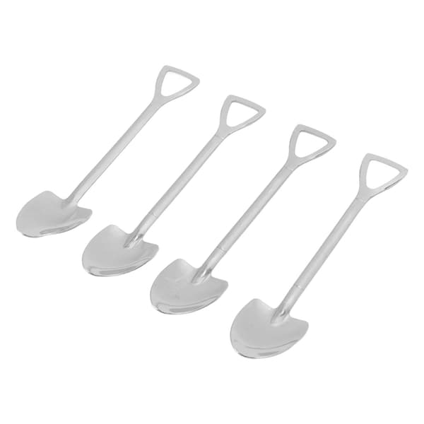 Genanvendelig Sukker Dessert Spade i Rustfrit Stål 4-grenet Hjemme Cafe Bageværktøj