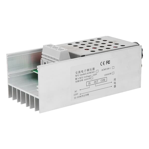 10000W Ultra High Power SCR Spenningsregulator Hastighetskontroller Dimmer Termostat AC 220V