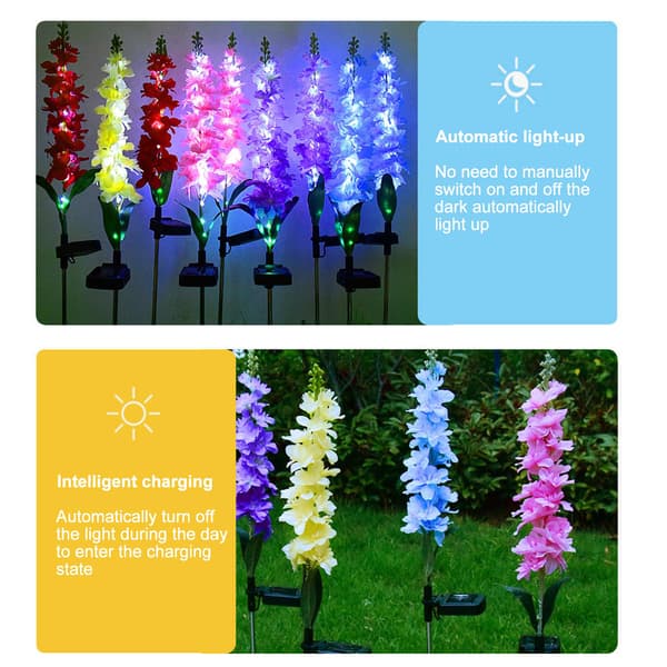 Innovativ Solcellsdriven LED-gräsmatta för trädgårdsdekoration
