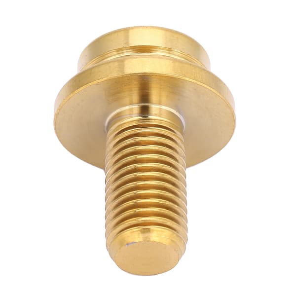 M8x15mm Bottenfäste Axelbultar för Mountainbike Guld