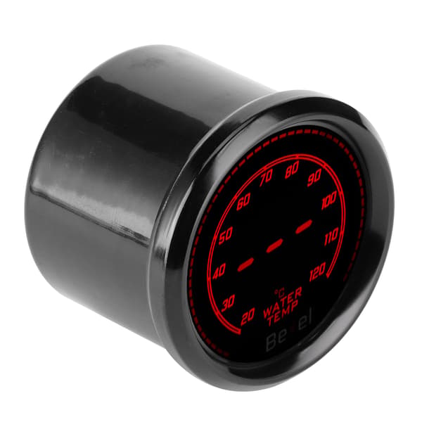 2 tommer/52 mm LED Vandtemperatur Måler Instrument Tilbehør til Bil