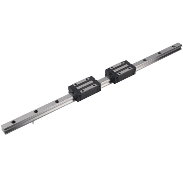 HGR20 Lineær Guide Skinne 600mm Længde 2 Vogn Lejeblokke