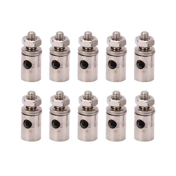 10 stk. RC 1,8 mm Pushrod Connector Linkage Stoppers til RC Model Fly DIY Dele
