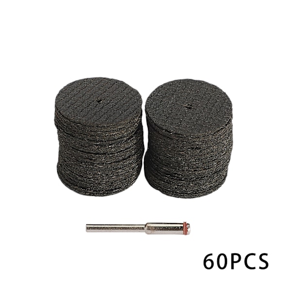 60 stk. 32 mm doble netting-kutteskiver med 3 mm koblingsstang