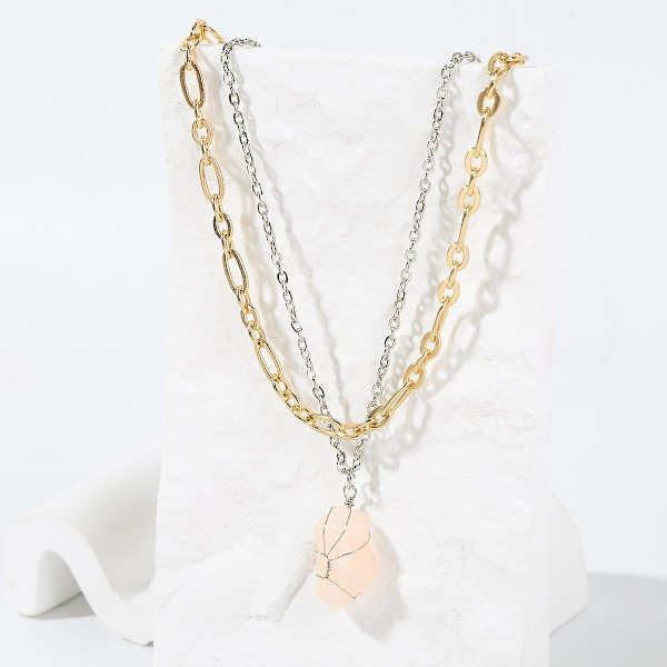 Halskæde Stone Fashion smykker B1634 N2005-19