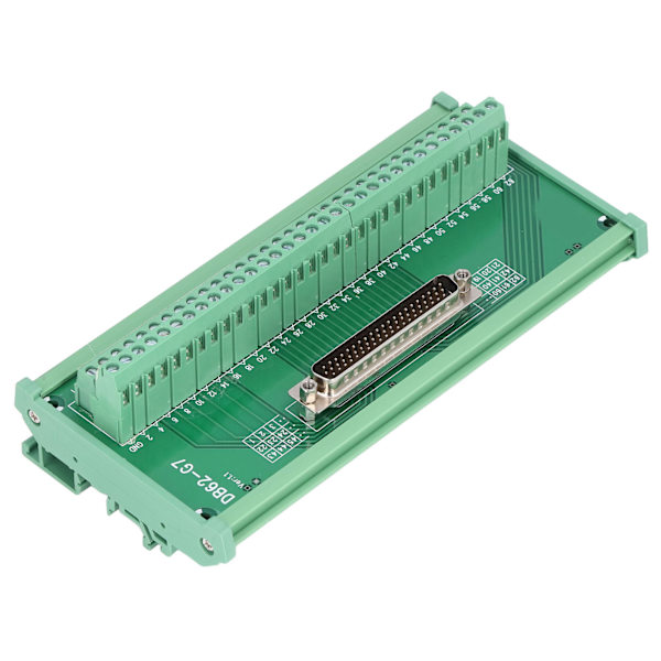 DB62 M7 3-radig kopplingsplintadapter Breakout Board Module 60V DC Interface Connector