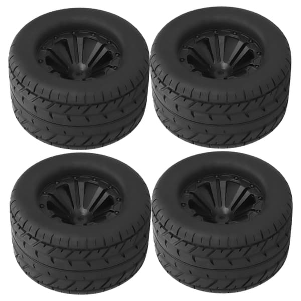 RC biltilbehør - 4 stk. 115 mm hjulfælgsdæk til ZD Racing 1/10 model