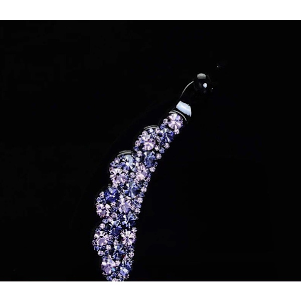 Stor elegant bananklip (violet stor)