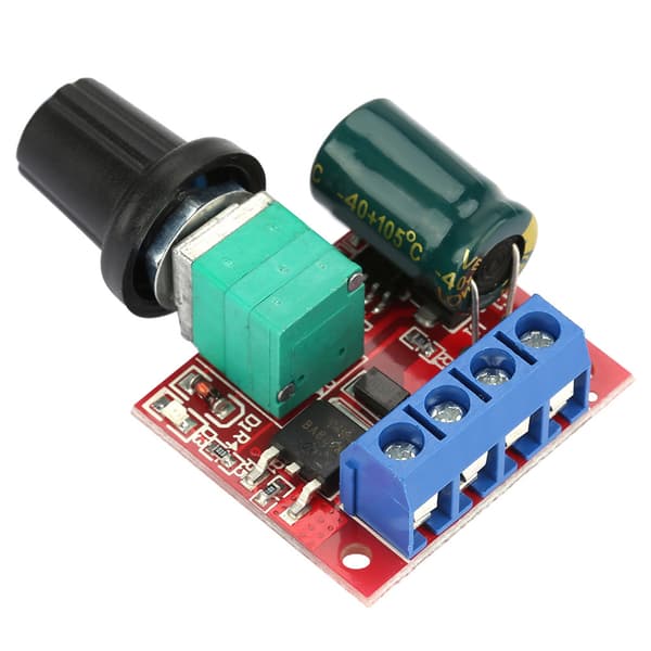 5V til 28V 5A PWM DC Motor Hastighedsregulator Switch Spændingsregulator LED Lysdæmper