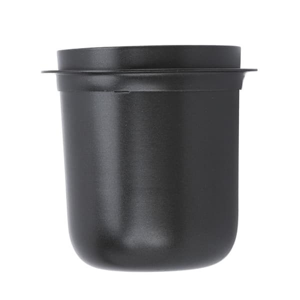 150 ml 58 mm Universal Håndfri Doseringsring for Kaffe i Rustfritt Stål, Mørk Grå