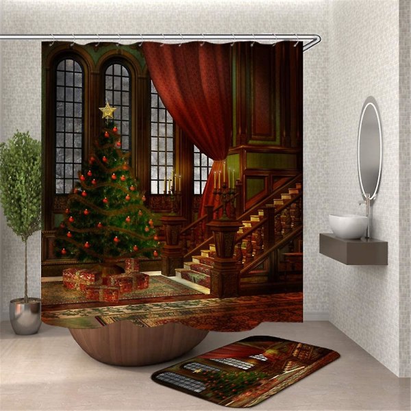 Jultrappa Duschdraperi XTY 90x180-240g