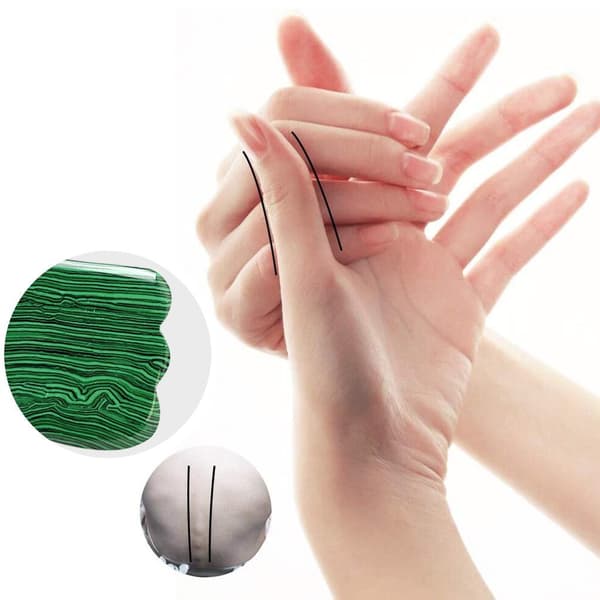 Gua Sha Sten Ansikts Skulpteringsverktyg för Ansikte Finger Kropp