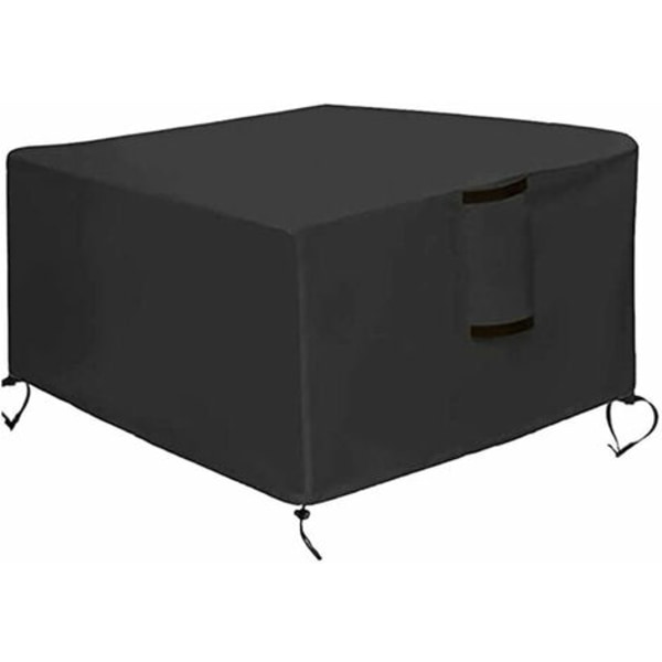 Vattentätt Fire Pit Cover Fyrkantigt cover Vindtätt Ripstop Firepit Bord Utomhus cover, 71 * 71 * 63,5 Cm