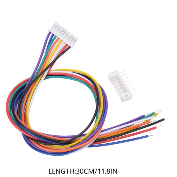 JST PH 2,0 mm 8-pin hannkontaktkabel 30 cm 10 sett