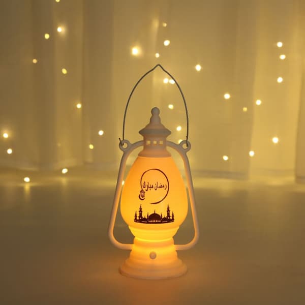 Ramadan Lampe Eid Elektronisk Lys Lanterne Hjemmefest Dekoration