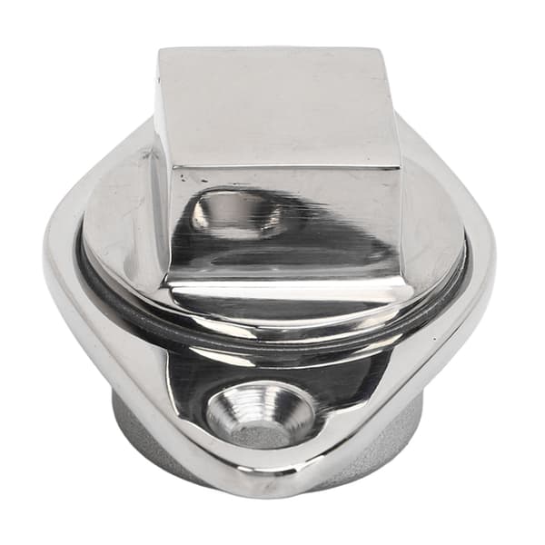 Marine Båt Garboard Dreneringsplugg med Silikonforseglingsring Rustfritt Stål for 1 1/4In Diameter Hull