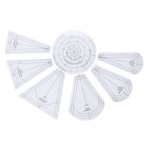 Transparent akryl Quilting Patchwork Mall Linjal Tool