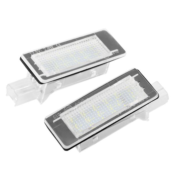 Felfri 2. bilnummer LED-lys kompatibelt med Dacia Duster 2010 2015