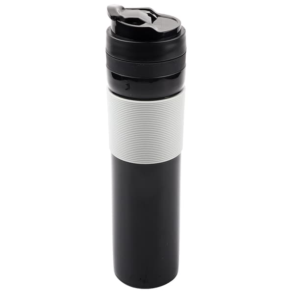 Bærbar Kaffe Presseflaske - 350ml, Sort