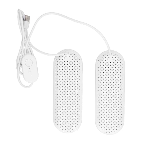 USB Skotork för Hushåll, Deodoriserande Stöveltork med Timer, Vit