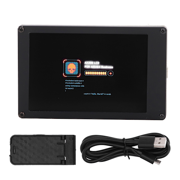 Raspberry Pi 3,5 tommer IPS Touch Screen LCD-skærm med USB-strømkabelunderstøttelse
