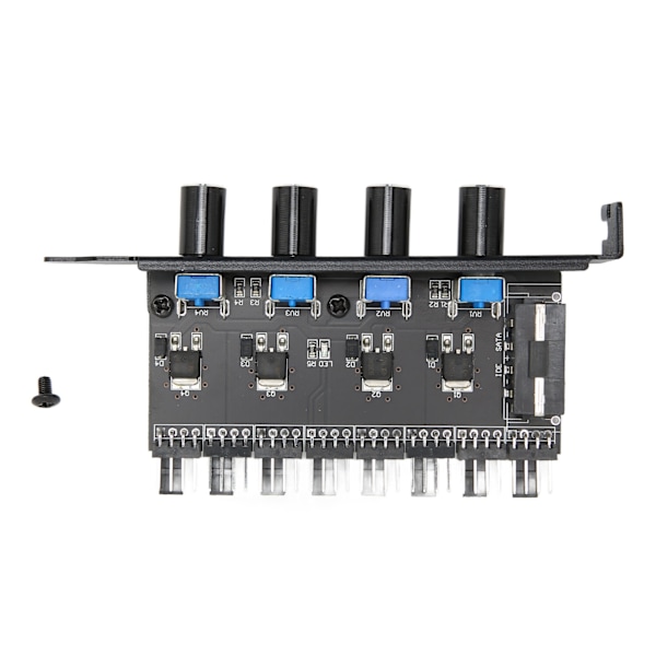 PC Fläkthubb 4 Pin 8 Kanal 72W PWM Hastighetskontroll för CPU Chassi HDD VGA