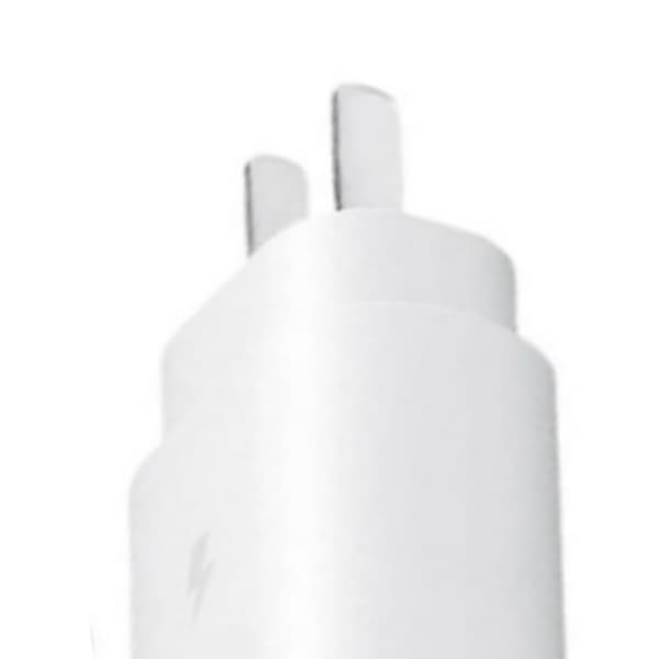 25W PD USB C vægoplader Superhurtig opladerblok til Samsung Note10 S20 US-stik Hvid
