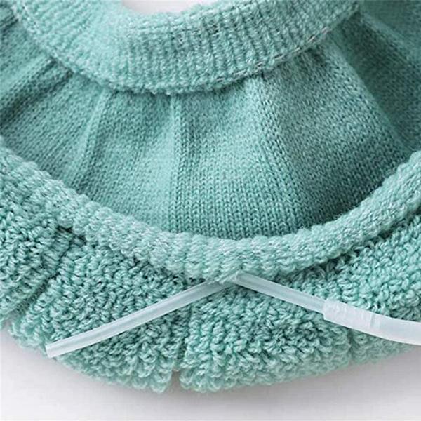 Toalettsits stickat cover (Nordic Powder + Nordic Green)