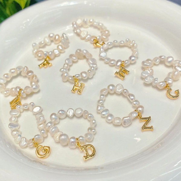 Ring Pearl S925 Silver Modesmycken Ac5244 B