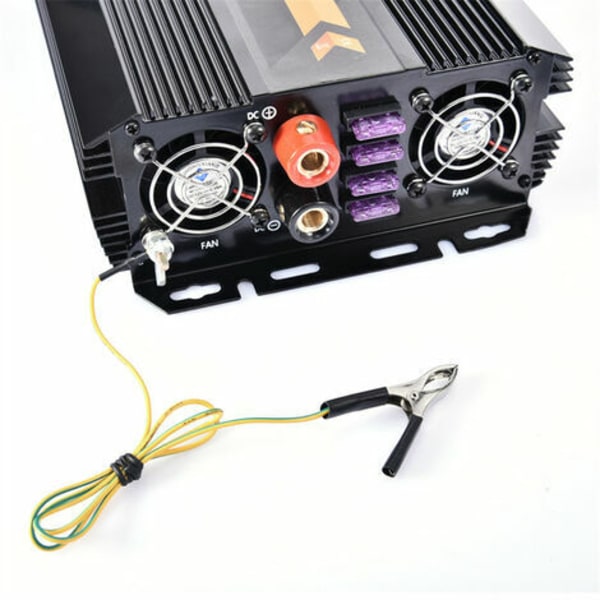 1000W Pure Sine Wave Power Inverter DC12V till AC 220V omvandlare (EU-förordning)