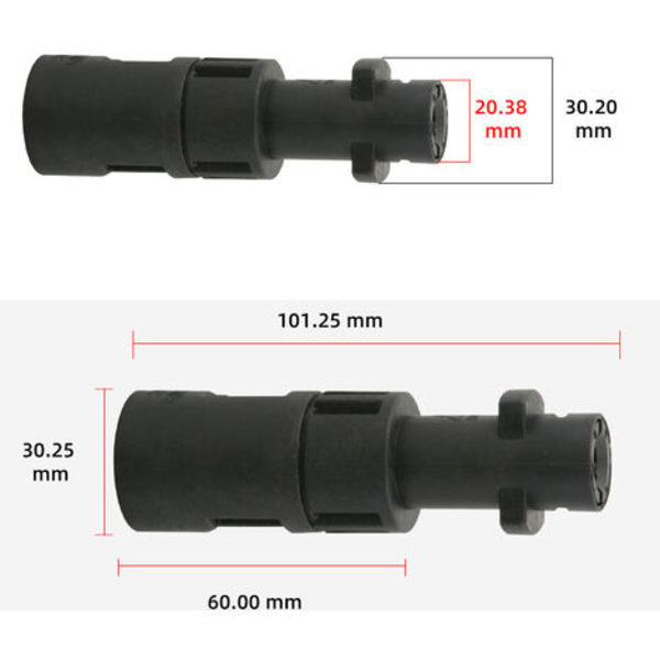 Bajonetadapter til højtryksrenser, passer til Karcher K-serien, 1 stk.