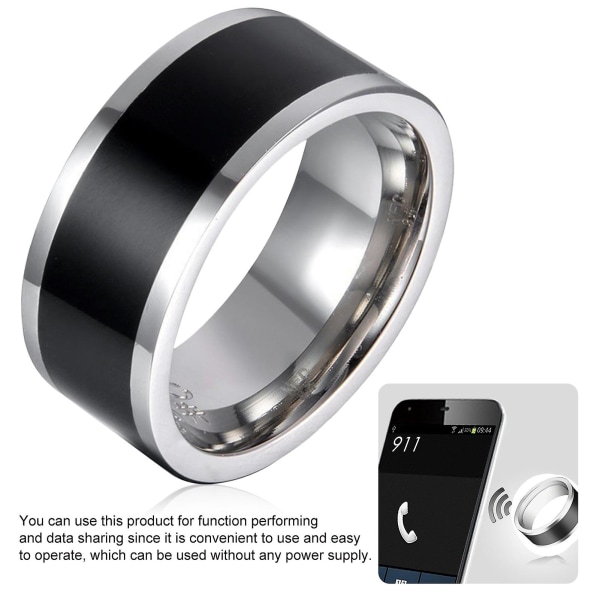 Nfc Ring Universal Sensing Technology Mukava käyttää ilman latausta Smart Lock Nfc -rengas matkapuhelimeen US 11