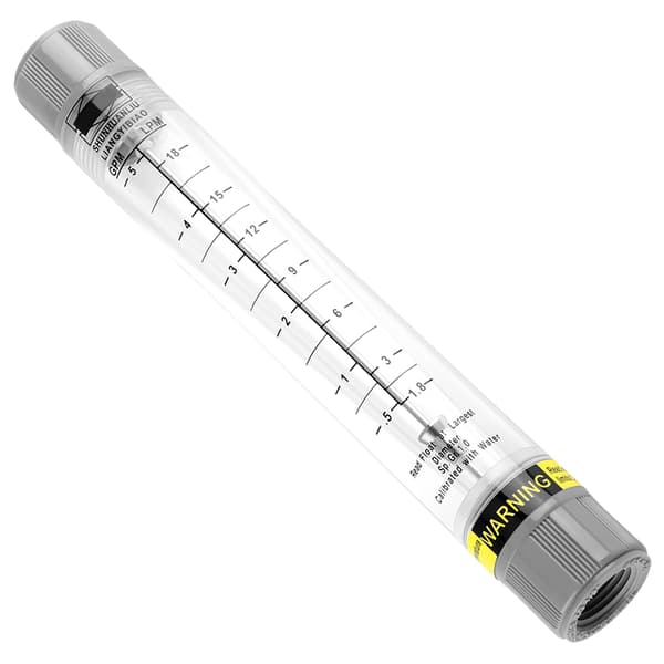 Inline Flow Meter til Væskerør 0.5-5 GPM 1.8-18 LPM