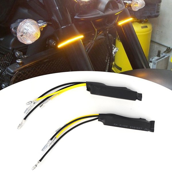 2. generations DC 12V 21W LED-modstand Dekoder Fejlfri annullerer Envejsledninger til motorcykelblinklys