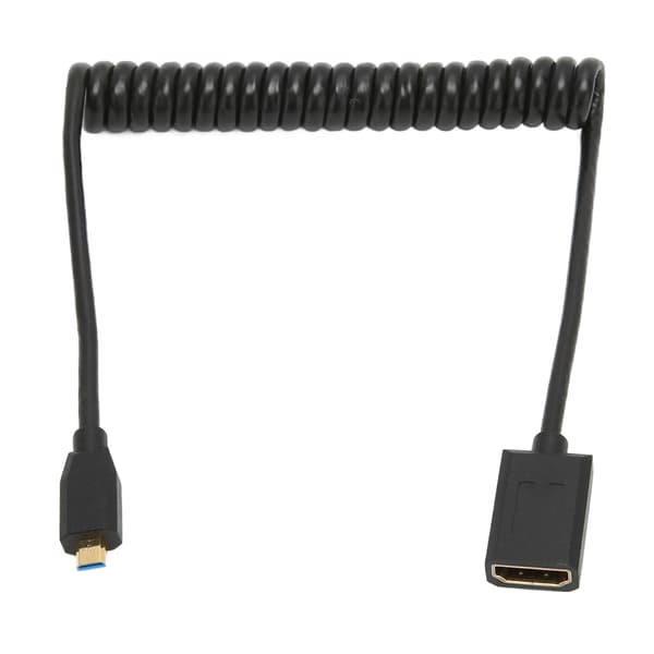 HDMI-kabel Micro till Hona 8K 60Hz 48Gbps Flätad Videoadapter för Surfplatta TV Kamera