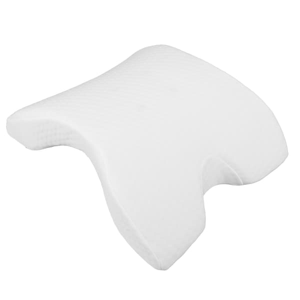 Armpute Slow Rebound Memory Foam U-formet Reisepute Hvit