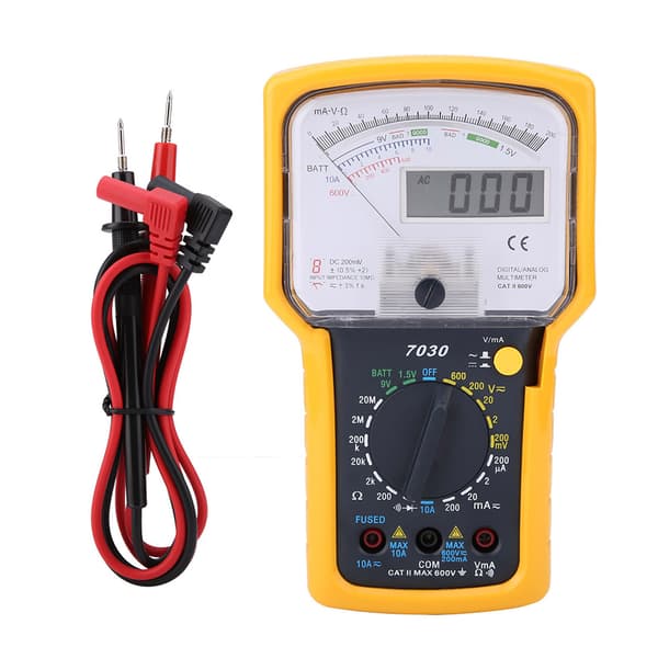 KT7030 Högkänslig Högprecisions Analog Digital Dubbel Display Multimeter