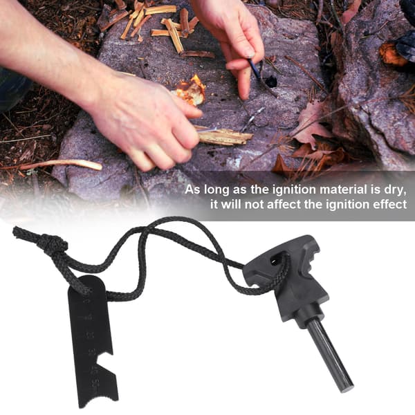 Magnesium Flint Stone Fire Starter Lighter Nød Utendørs Overlevelse Camping