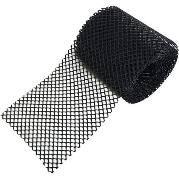 Rendebeskytter, vask net, plast rendebeskytter, regnnet med 10 søm, 15 x 600 cm