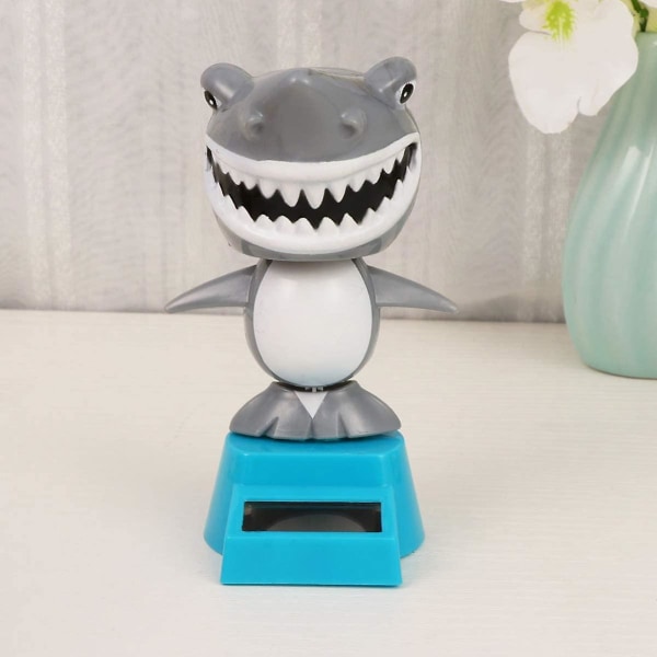 Cartoon Shark Creative Ornament (mörkgrå),