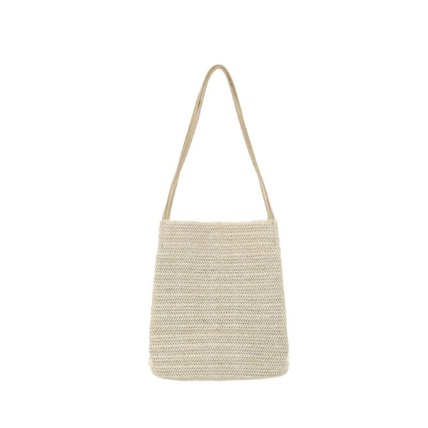 Halm Strandväska Buckets Totes Tote Axelväska Handväska Dam Summer Tote