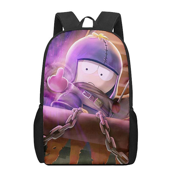 South-park 16 tommer 3d-print Børneskoletasker Ortopædisk rygsæk-21 21