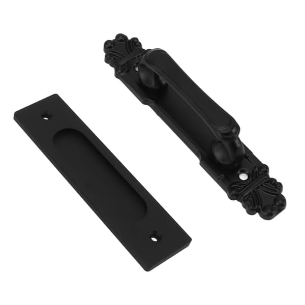 Dobbeltsidet skydedør hardware kit nem installation aluminiumslegering stalddøre