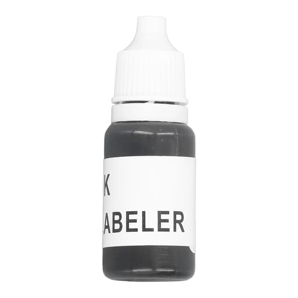 Sort kulblækrefill 10 ml til etiketmaskinerulle